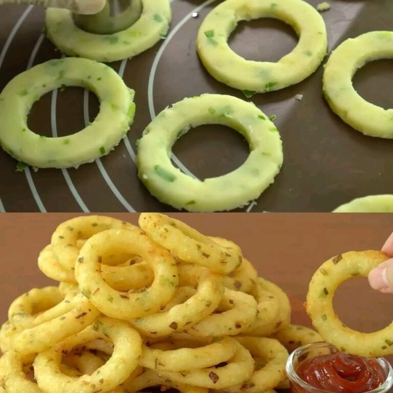 Il miglior sapore d’aglio, Anelli di patate all’aglio :: Patate fritte :: Snack di patate
