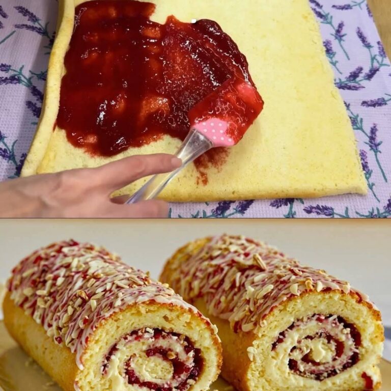 Pan di Spagna alla Vaniglia con Confettura di Fragole