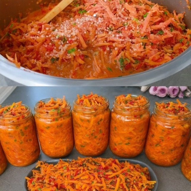 Insalata invernale di peperoni e carote senza cottura, ricca di vitamine… Fresca e molto gustosa