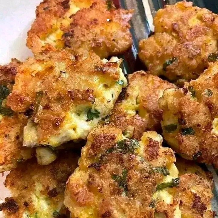 FRITTELLE DI POLLO AL FORMAGGIO