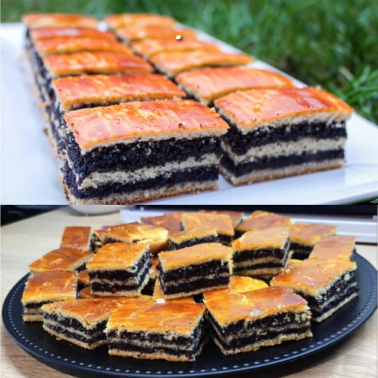 Torta ai semi di papavero con panna