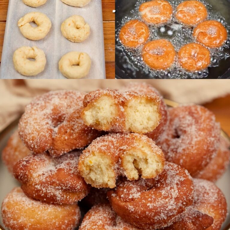 Ciambelloni dolci fritti: buonissimi e sofficissimi