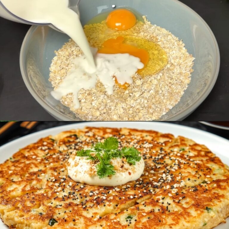 pancake di avena e formaggio