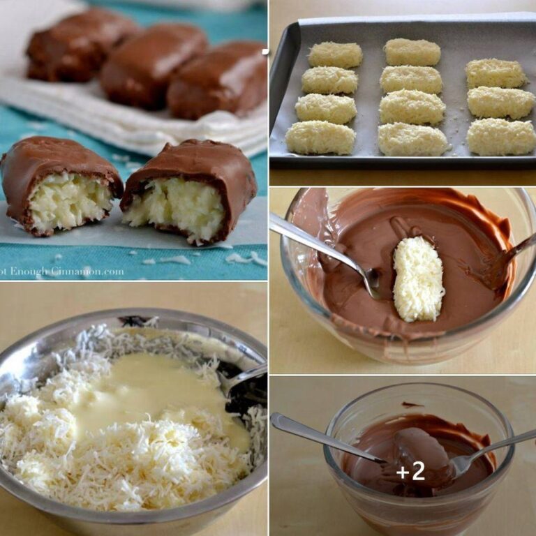 Barrette di cioccolato al cocco fatte in casa