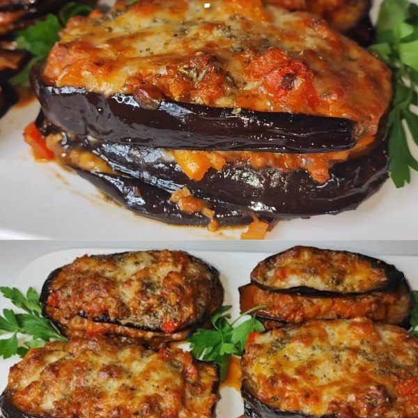 Melanzane al forno ripiene di carne saporita: un piatto tradizionale con un tocco moderno