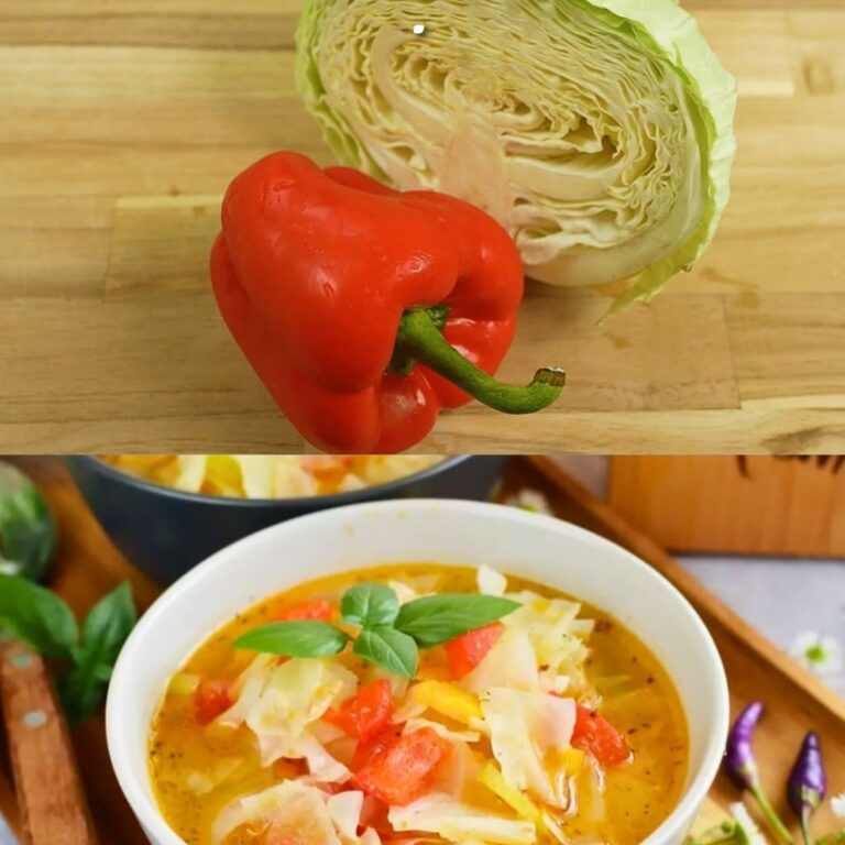 Zuppa brucia grassi con cavolo: un modo delizioso per seguire una dieta leggera e sana