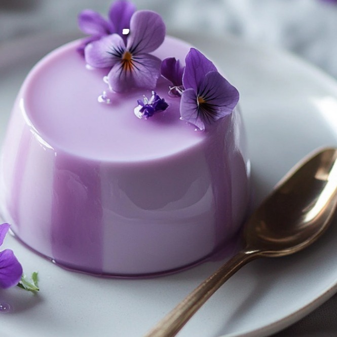 Panna Cotta alla Violetta