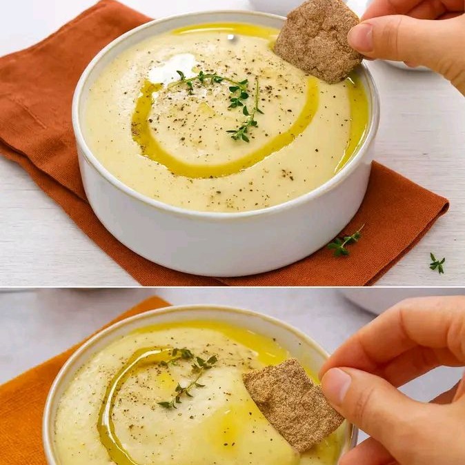 Vellutata cremosa di porri e cannellini la zuppa autunnale