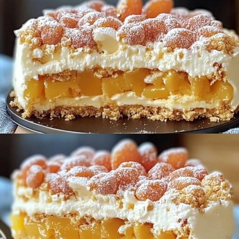 “Torta di Pesche e Crema: Un Dolce Raffinato per Capodanno