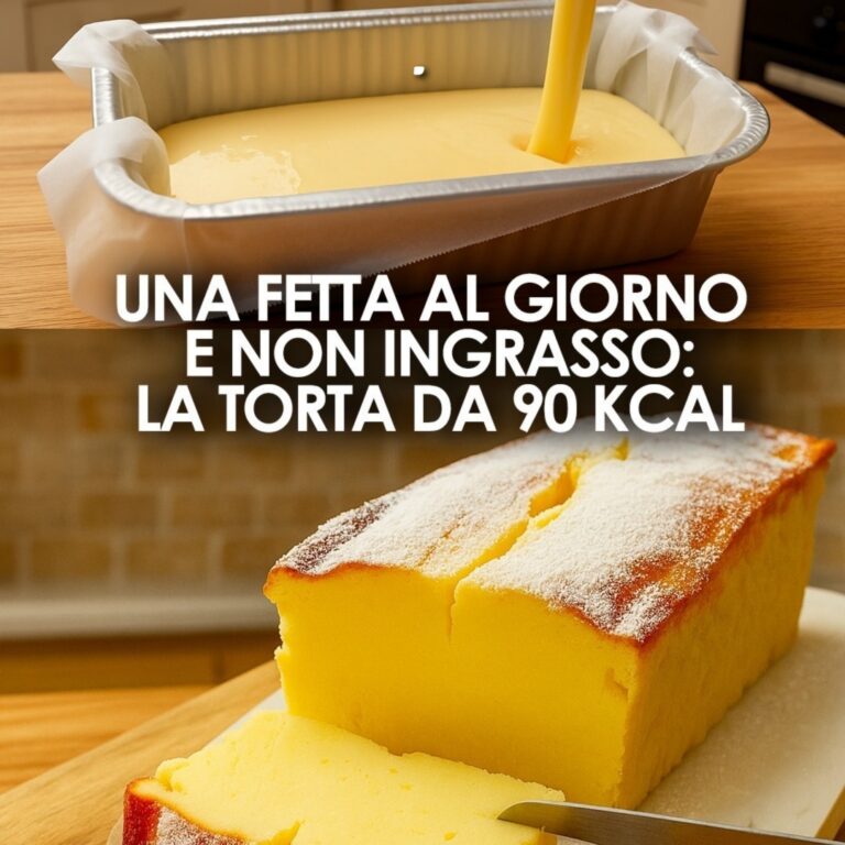 Me lo concedo ogni sera e non ingrasso di un grammo. È l’unica torta permessa dopo cena. Ha solo 90 calorie