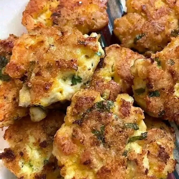 FRITTELLE DI POLLO AL FORMAGGIO