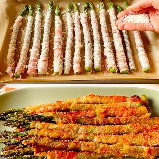 Asparagi avvolti nella pancetta: una ricetta gustosa per un antipasto veloce e facile da realizzare