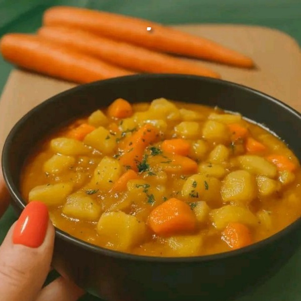 Minestra di patate carote e porri