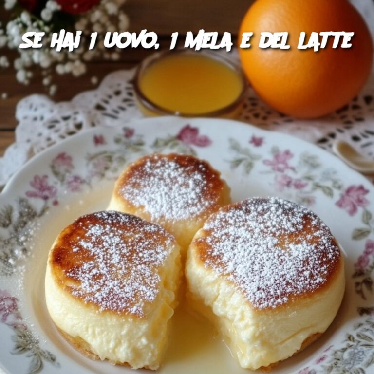 Se hai 1 uovo, 1 mela e del latte