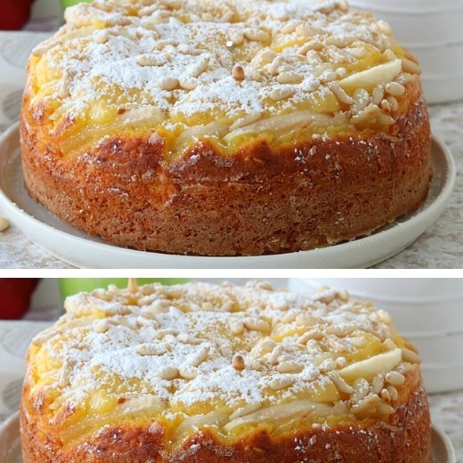 Torta Mazana della nonna con crema pasticcera
