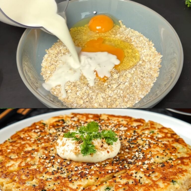 pancake di avena e formaggio