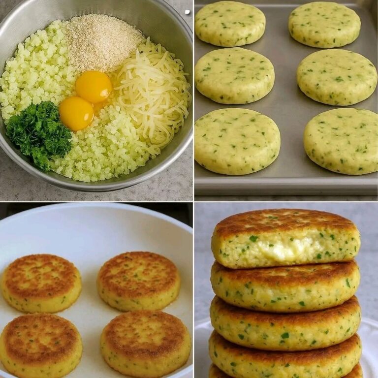 Frittelle di patate con formaggio