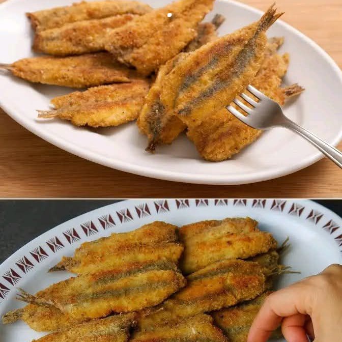 Alici dorate che sembrano fritte ma le cuocio al forno