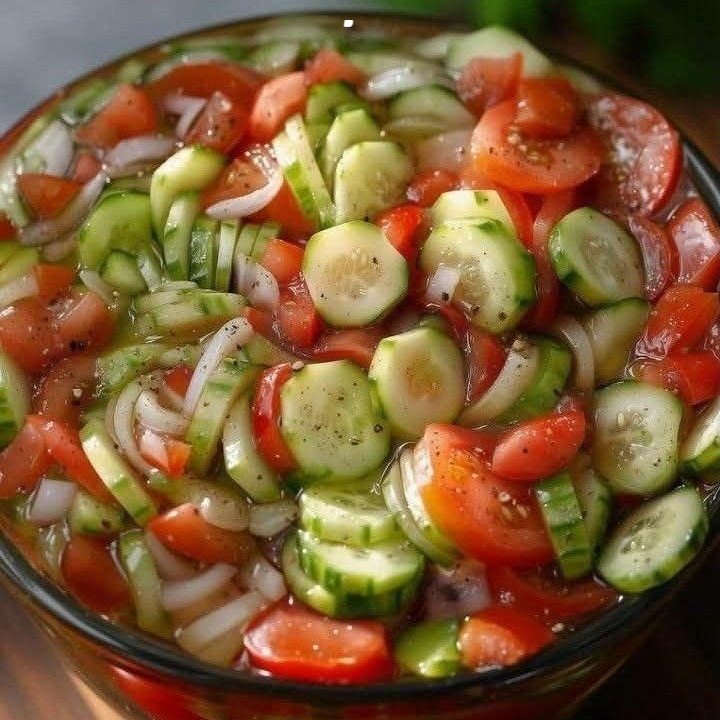 Cetrioli, cipolle e pomodori sottaceto