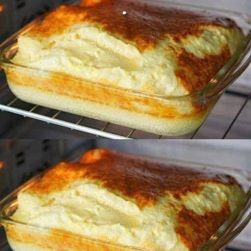 Torta magica alla crema pasticcera