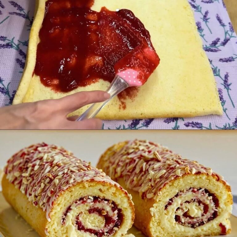 Pan di Spagna alla Vaniglia con Confettura di Fragole