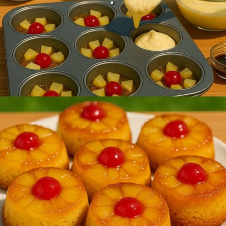 Cupcake all’ananas capovolti