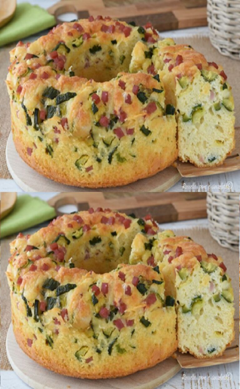 Ciambella salata con zucchine