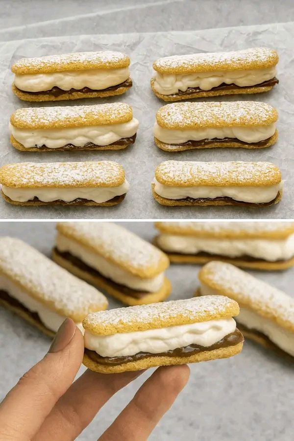 Dolcetti freddi con pavesini