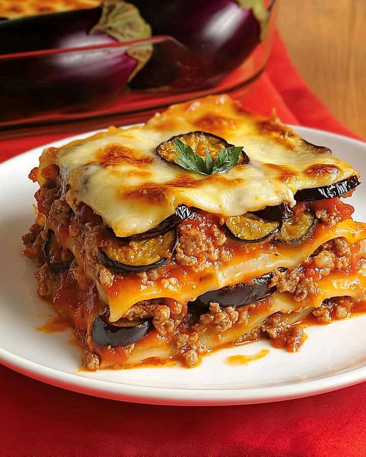 Lasagne salsicce melanzane e provola