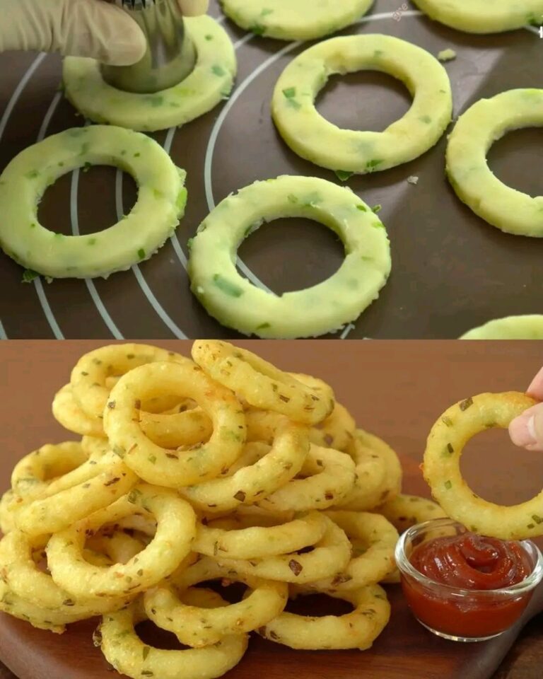 Il miglior sapore d’aglio, Anelli di patate all’aglio :: Patate fritte :: Snack di patate