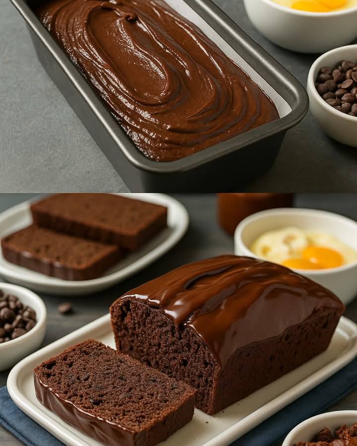 Torta al cioccolato umida con glassa fondente