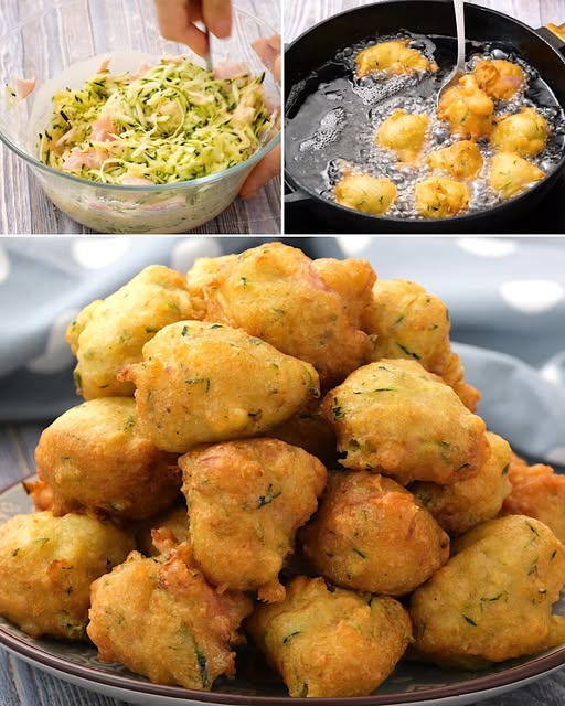 Frittelle di Zucchine e Prosciutto: Croccanti, Veloci e Deliziose