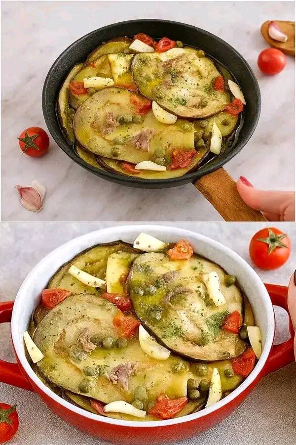 Le melanzane alla mediterranea di mia nonna