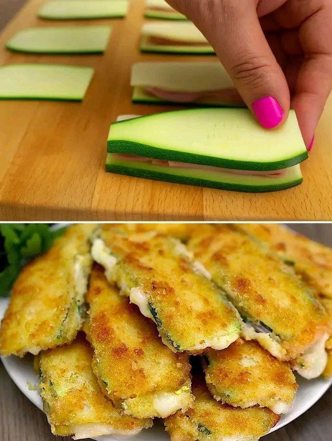 cotolette di zucchine ripiene, facili da fare e ancora più buone di quello che immaginavo