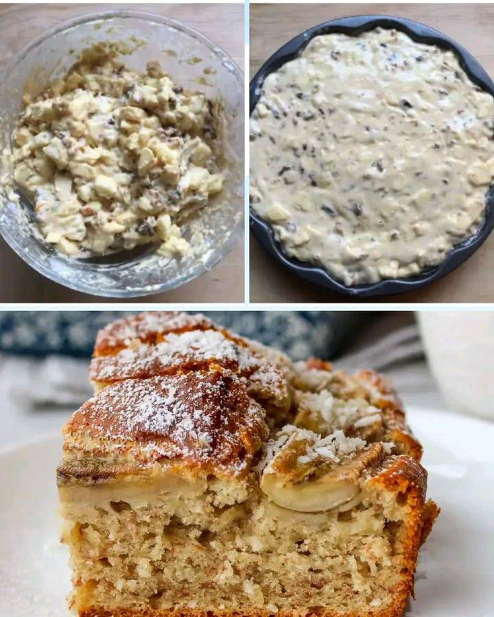 Torta di Mele e Noci Senza Burro