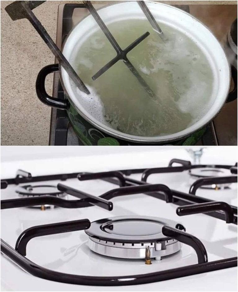 Una pastiglia magica trasforma la griglia a gas in un gioiello