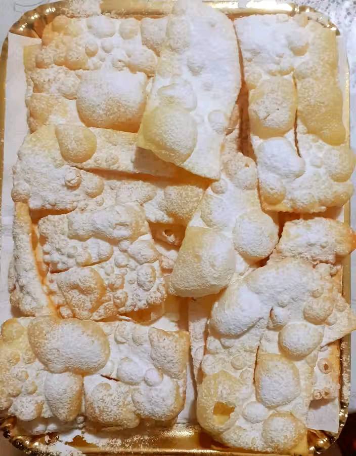 Chiacchiere super bollose e super friabili