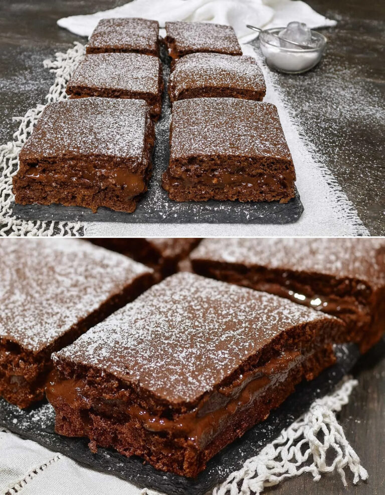 Pan di Spagna ripieno di crema al cacao