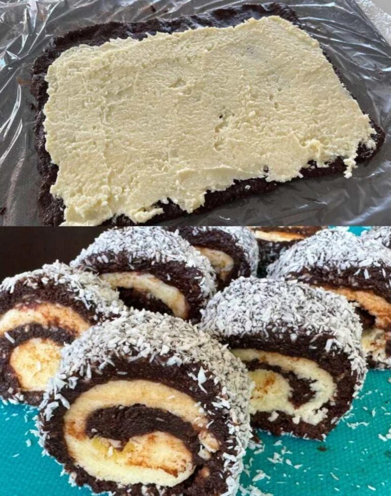 Rotolo al cocco senza cottura: tenero, delizioso e pronto in pochi minuti