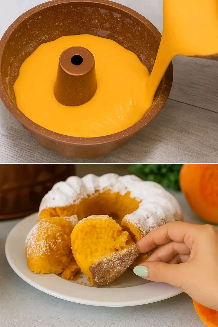 Ciambella alla zucca frullata