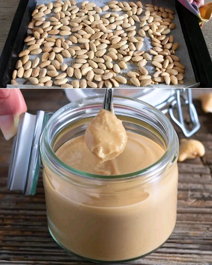 Crema di mandorle fatta in casa1