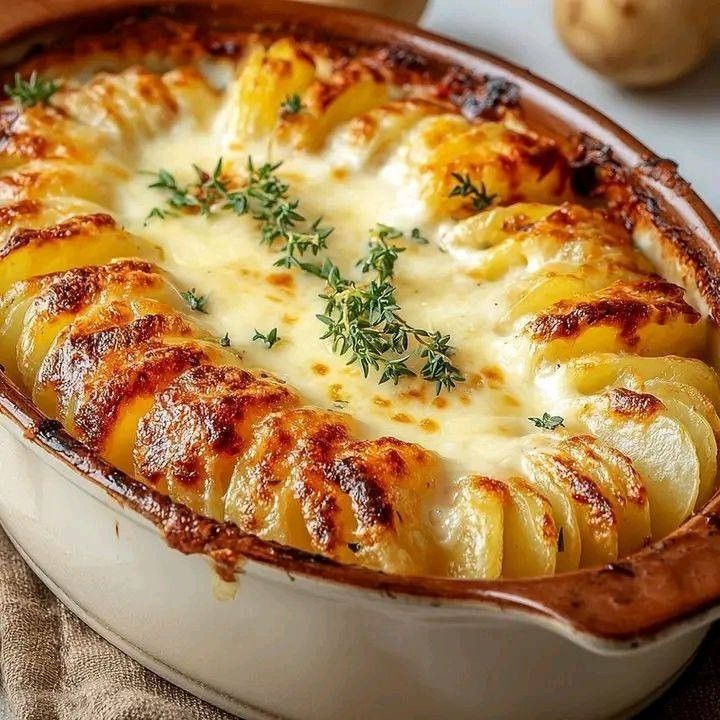 Gratin di patate germogliate e formaggio: un piatto rustico, gourmet e anti-spreco