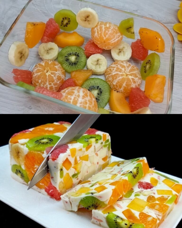 Dessert di frutta e latte – Gelatina di yogurt alla frutta