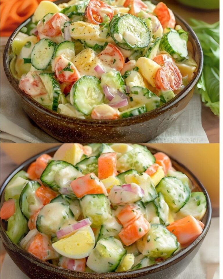 “Insalata di cetrioli fresca e croccante: un tocco di leggerezza in tavola