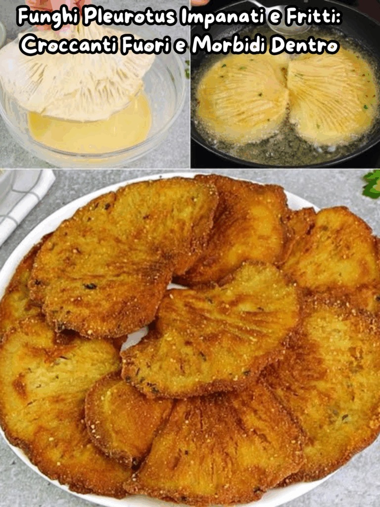Funghi Pleurotus Impanati e Fritti: Croccanti Fuori e Morbidi Dentro