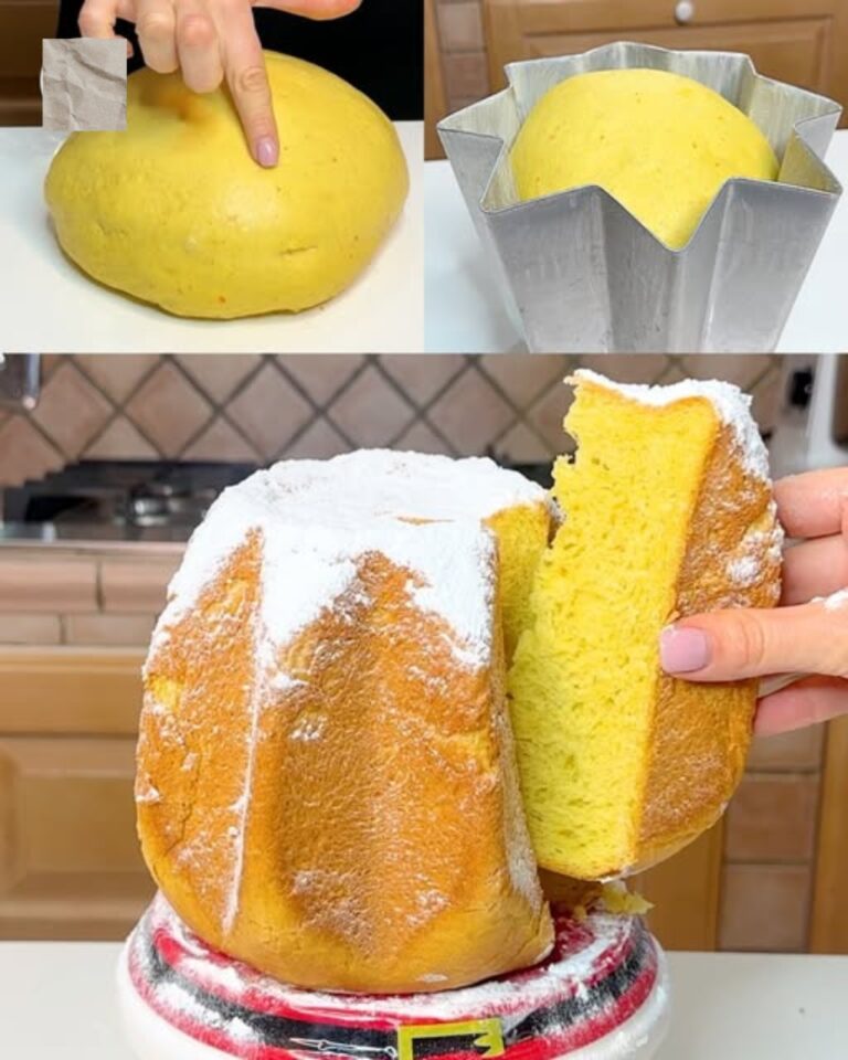 Pandoro veloce fatto in casa (versione semplificata)