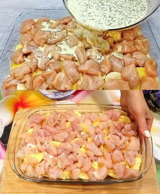 Pollo e Patate Gratinati