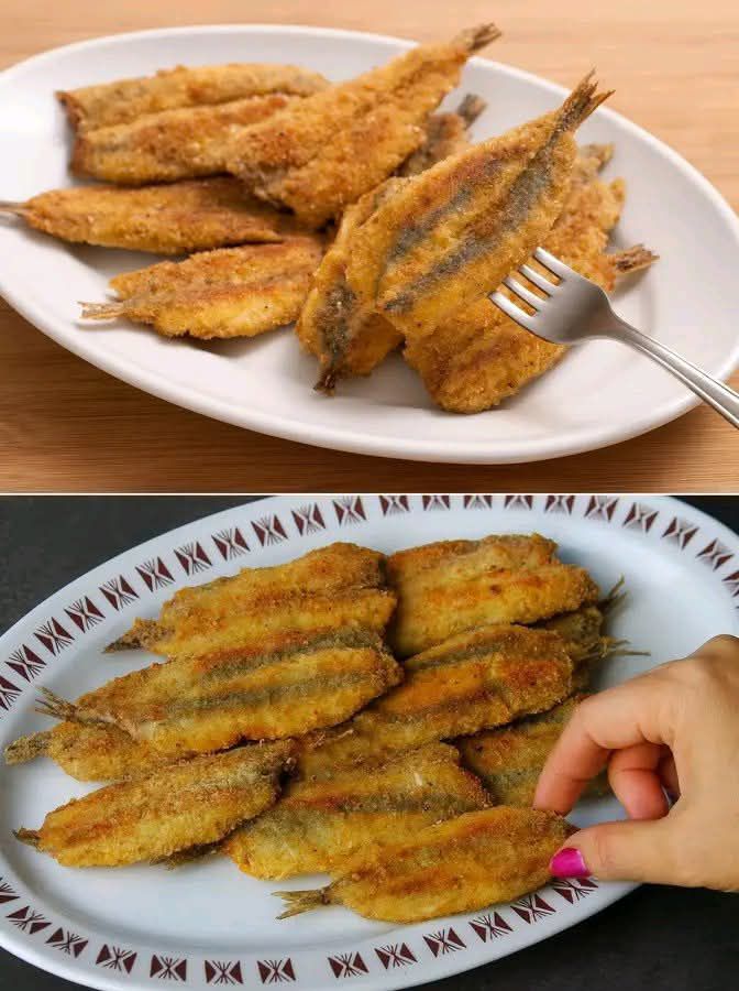 Alici dorate che sembrano fritte ma le cuocio al forno