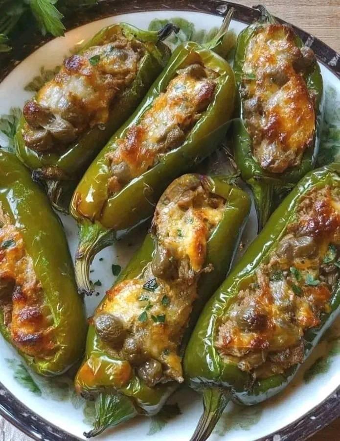 Peperoni Friggitelli Ripieni Un Antipasto Ricco di Sapore