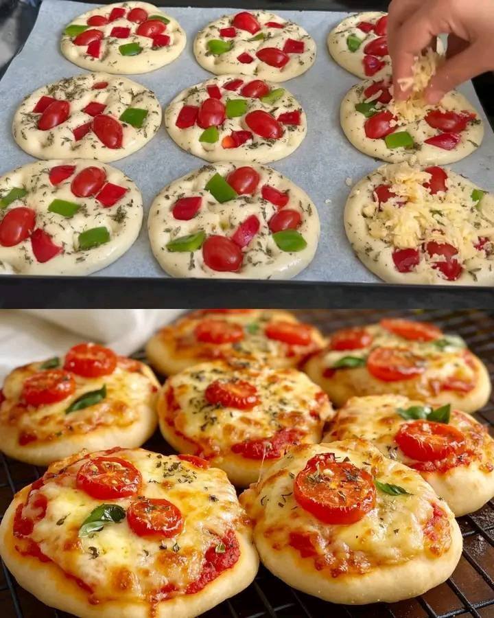 Mini Pizze Soffici Fatte in Casa